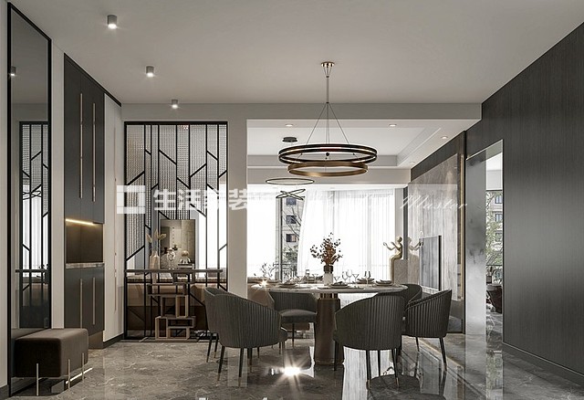 吊顶贵阳龙湾国际-188㎡-现代风格
