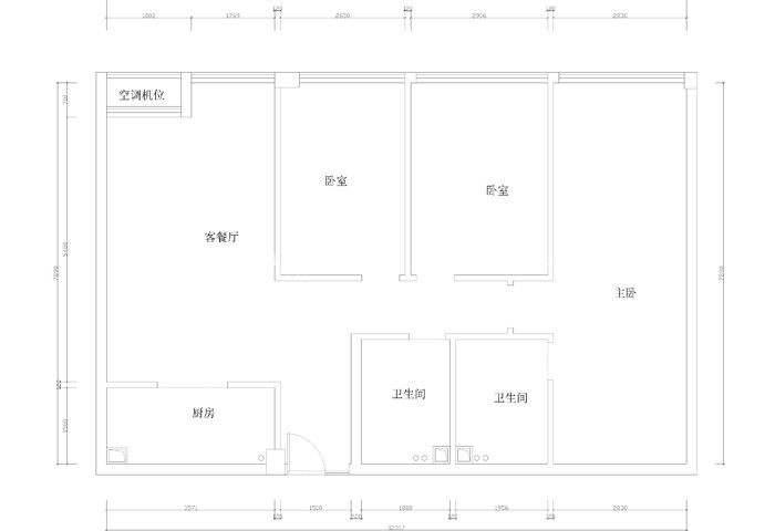 现代户型图装修效果图