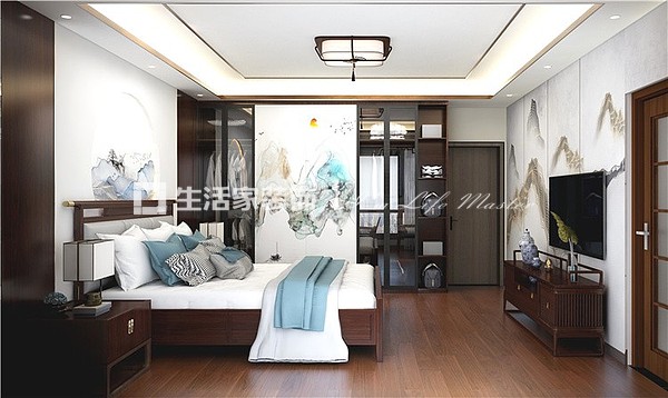 电视墙众合东苑 500㎡ 中式风格 生活家家居