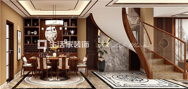 储物柜众合东苑 500㎡ 中式风格 生活家家居