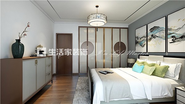 飘窗白麓城 140㎡ 新中式 生活家家居