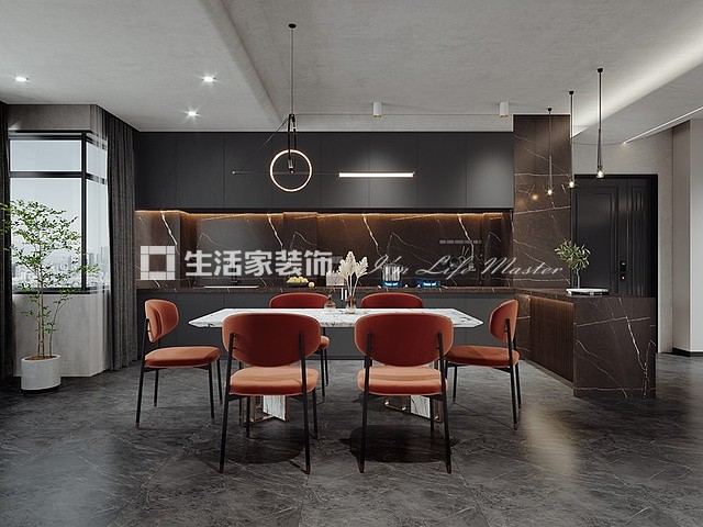 吊顶贵阳未来方舟-135㎡-现代轻奢风格
