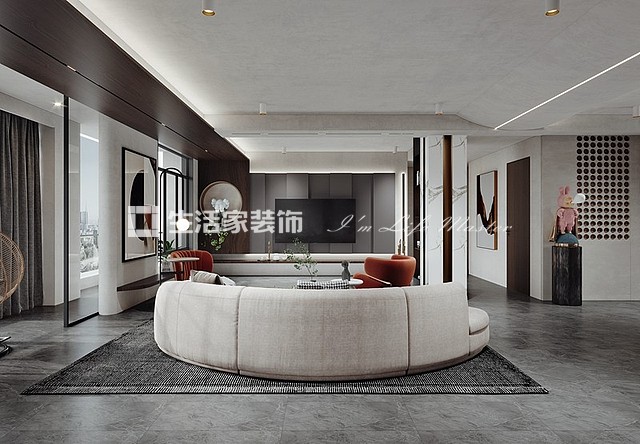 储物柜贵阳未来方舟-135㎡-现代轻奢风格