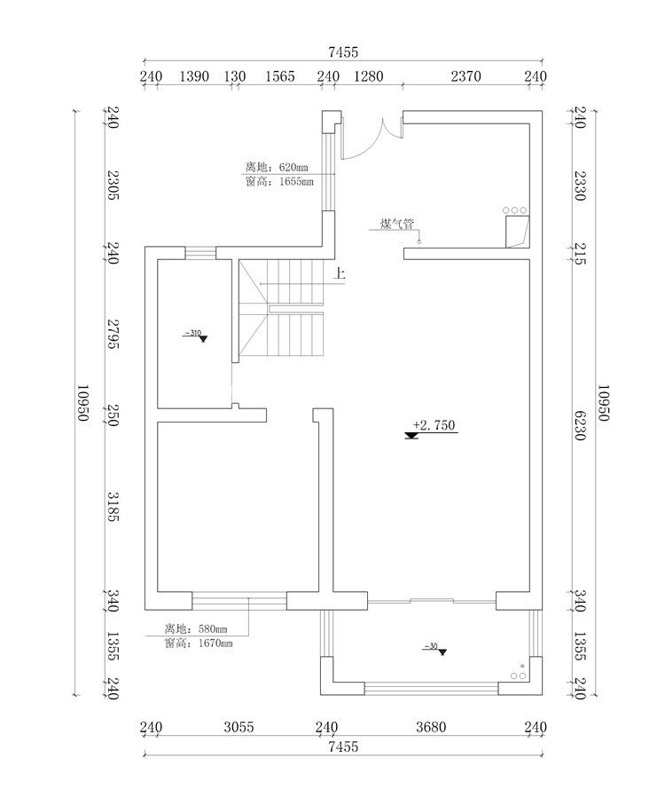 轻奢户型图装修效果图