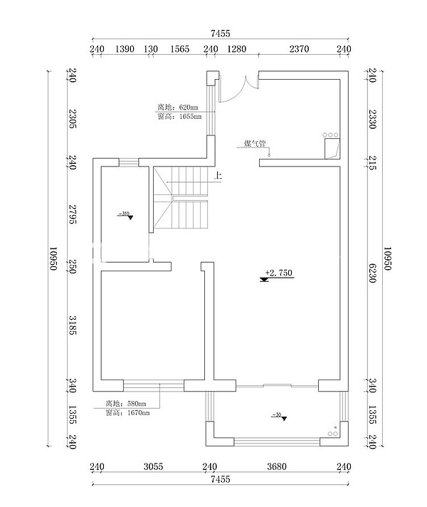 户型图白麓城 125㎡ 现代轻奢 