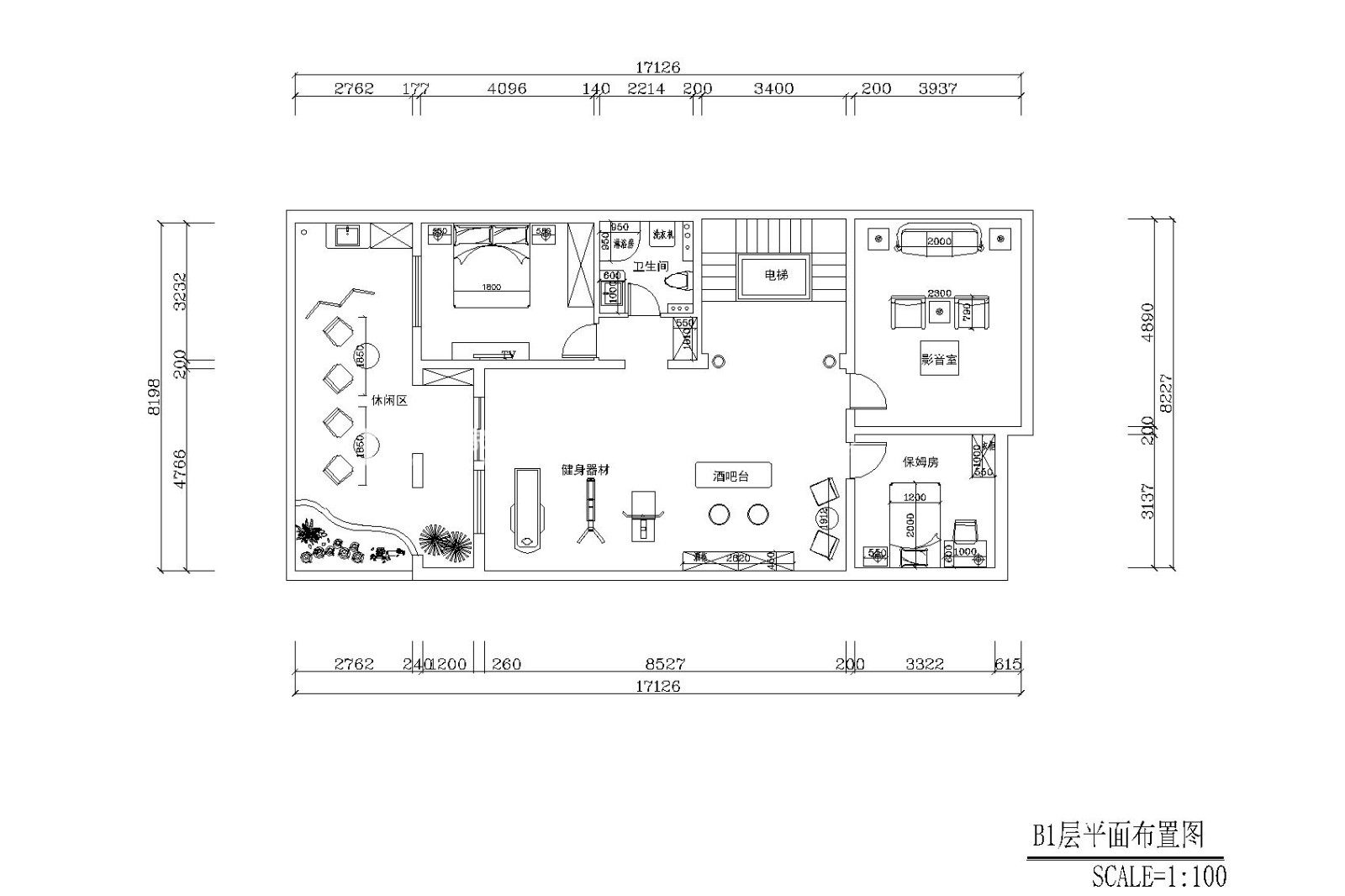 欧式户型图装修效果图