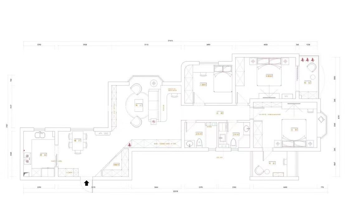 北欧户型图装修效果图