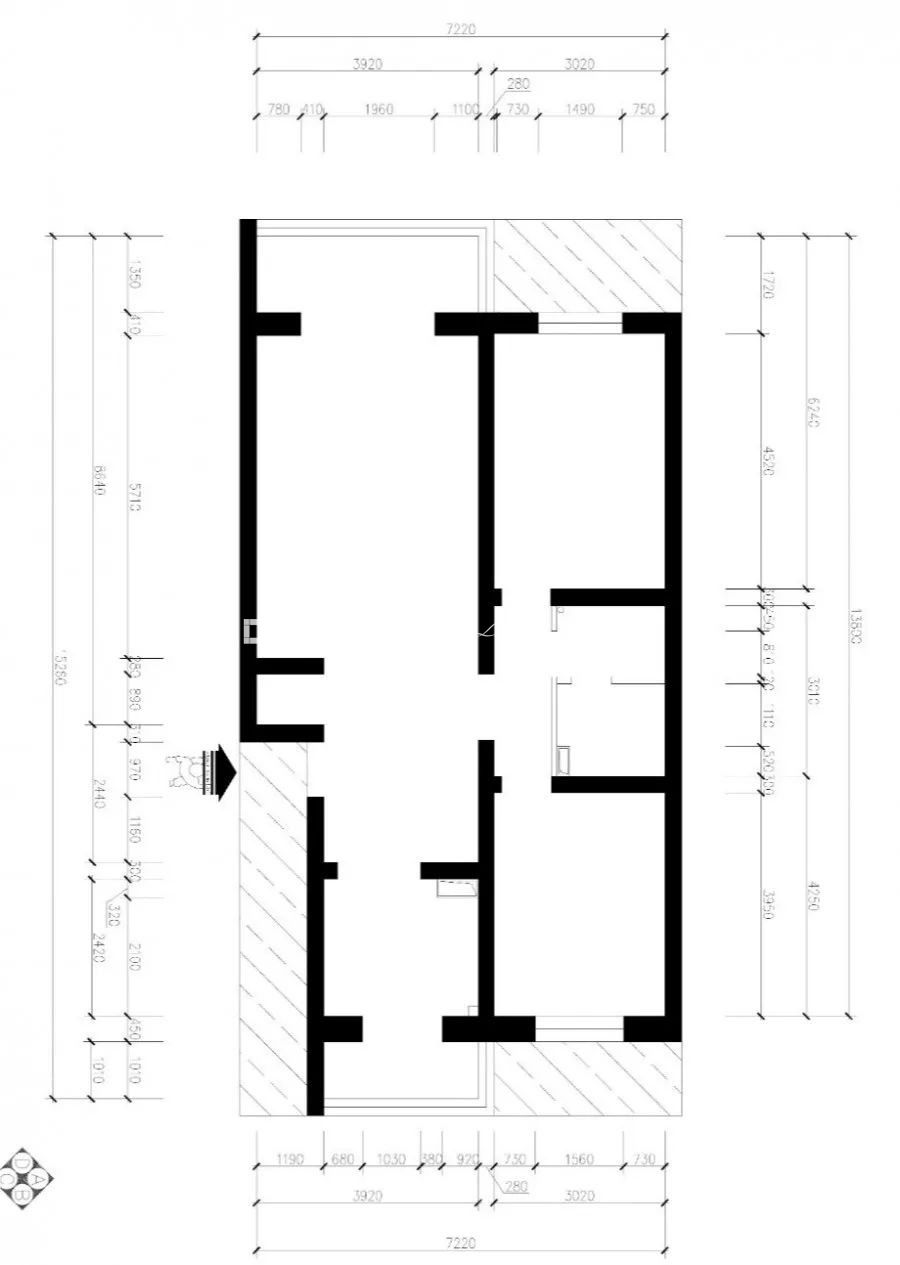 新中式户型图装修效果图