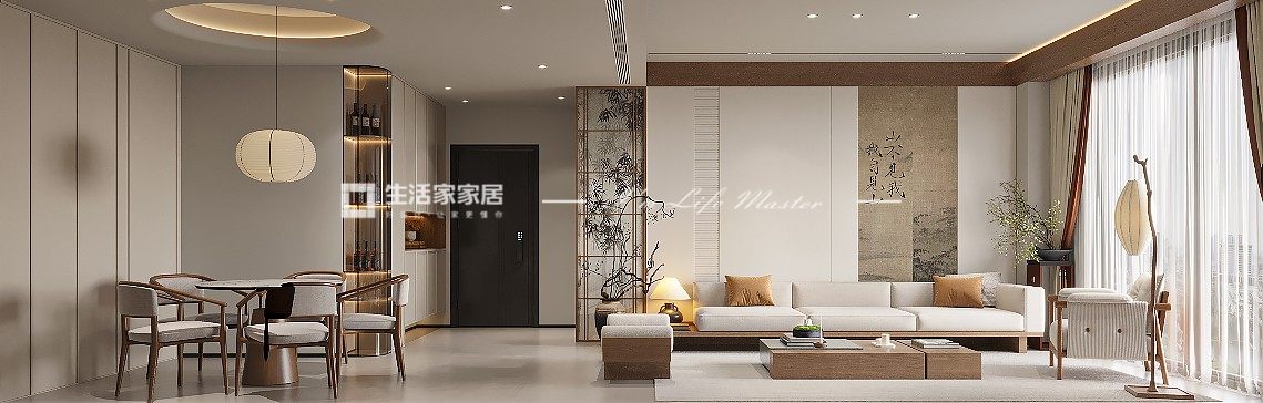 新中式客厅装修效果图
